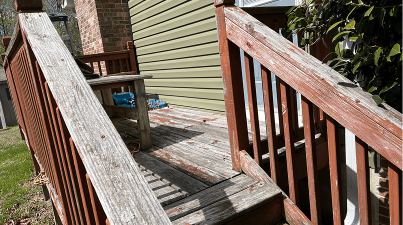 Deck Construction Before